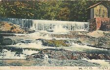 Postcard 1907 Virginia Clifton Forge Waterworks Dam Natural Falls VA24-877 picture
