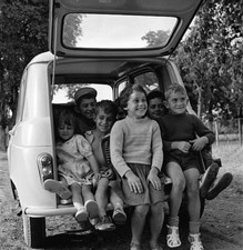 The Renault Car 4L, the First French Family Car, in France 1960 Old Photo picture
