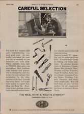 Original 1929 Pexto Tools Print Ad  