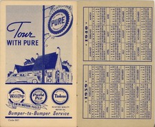ANTIQUE 1939-40 Auto Expense Record Book 