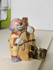 Vintage Jasco Musical Clowns Bell Genuine Bisque Porcelain Double Bass picture