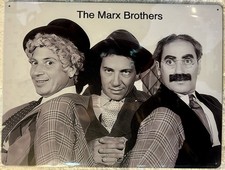 TIN SIGN Large 12x16 Marx Brothers Comedians Groucho Harpo Chico Movies  #79 picture