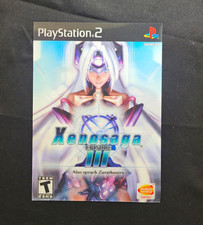 Sony - Xenosaga Episode III PS2 Lenticular Promo Display Insert RARE Zarathustra picture