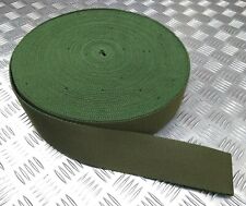 Genuine Denmark Army Issue Green Cotton Canvas Stable Belt Material BRAND NEW picture
