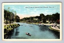 Knoxville TN-Tennessee, View of Lake in Chilhowee Park, Vintage Postcard picture