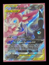 Pokemon Umbreon & Sylveon GX Tag Team Non-TCG Art Card Display picture
