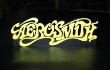 Aerosmith 3D printed Logo Sign Wall Desk Shelf Art picture