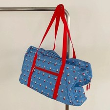 Miffy Large Foldable Boston Bag Carry-On Travel Duffel Luggage Sleeve Blue picture