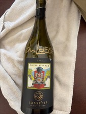 John Lasseter SIGNED Empty Wine Bottle 2013 Chemin de Fer Pixar Disney Autograph picture