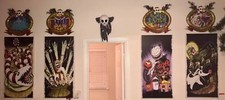 MASSIVE Haunted Mansion Holiday Stretching Room Gallery (all4) 20x40