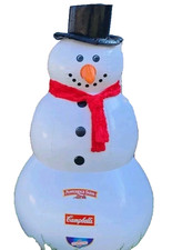 Pepperidge Farms Campbells Swanson Inflatable Snowman Promo Display New picture