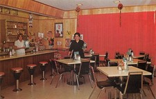 Mattawa Ontario Canada Welks BP Restaurant Dining Room Coke Signs PC AA112648 picture