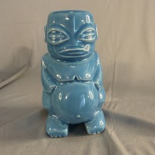 Tiki Farm Ohana Luau On The Island 2013 Mug Blue Buddha Belly Kitsch Barware picture