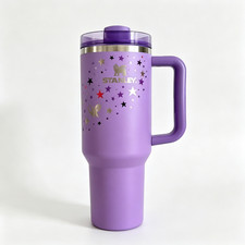 Stanley -Purple Star Edition 40oz Quencher H2.0 Flow State Tumbler picture
