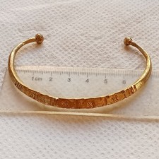Vintage Handmade Bronze Bracelet Berber Moroccan Bangle Tribal Ethnic Cuff picture
