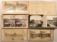 (7) Italy Stereoview Photos Colosseum Sommer Behles Kilburn Keystone Suscipj picture