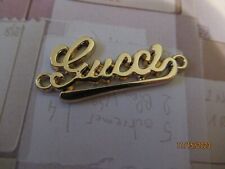 GUCCI  ZIP PULL  CHARM 32X14MM VIVID gold tone,  METAL  THIS IS FOR 1 picture