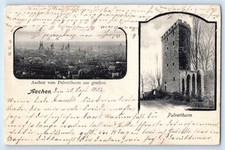 North Rhine-Westphalia Germany Postcard Aachen seen from the Powder Tower 1902 picture