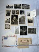 Vintage Lot Of 18 Photos Pre During After WW2 Era Mailer Vitamins Erich Landgraf picture