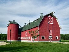 Photo:South Bend Indiana Red Barn St Patrick's Farm 2010s Dairy Barn picture