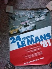 1981 PORSCHE  FACTORY 24 HEURES Le Mans Poster 30