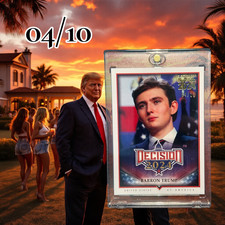 Decision 2024 Barron Trump Election Day Gold Foil 04/10 MAGA picture