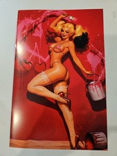 Pin-Up Queens Exclusive #1 Retro Paint Splash Bikini Exclusive Ltd 100 Cool picture