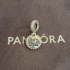 Disney Port Orleans Riverside Double Sided Dangle Charm Bead Pre-owned picture