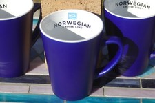 Norwegian Cruise Line coffee mugs. Price is for 2 mugs. 12Oz. NCL official mugs picture