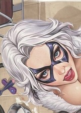 Sling Blade Comics #1 HeadGames🔥 Black Cat Catwoman 🔥 Mya Terak CVR A LTD 100 picture