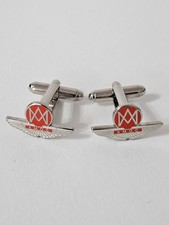 ANTIQUE ASTON MARTIN (A.M.O.C) OWNERS AND ENTHUSIASTS CLUB WINGED CUFFLINKS  picture