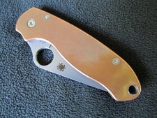 SPYDERCO PARA Military 3 CAMO w/ FLYTANIUM Copper Scales --S30V -- ROCK SOLID picture