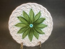 Antique German Majolica Lily of the Valley Plate from Schramberg picture