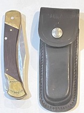 1978 Vintage Schrade LB7 Uncle Henry 4-Pin Knife Leather Sheath Serial 138106 picture
