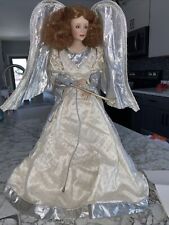 Franklin Heirloom Dolls: The Heralding Angel Porcelain19” Tall picture