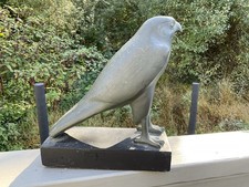 Vintage Horus Falcon Alva Museum Replica Statue Louvre Paris Egyptian Art 1955 picture