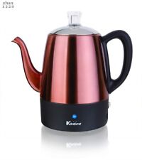Euro Cuisine PER04 Electric Percolator 4 Cup Stainless Steel Coffee Pot ET picture