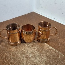 Iron Horse Bicycle Classic Finisher Prize Copper Cup McDonalds Set Of 3 picture