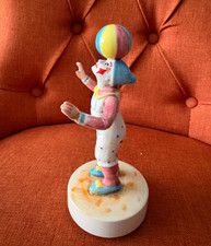 1979 Musical Figure Hand-Painted Porcelain CIRCUS CLOWN Made in Japan FUR ELISE picture
