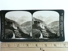 Wetterhorn Schreckhorn Stereoview H.C. White Co. 1901 Switzerland Alps picture