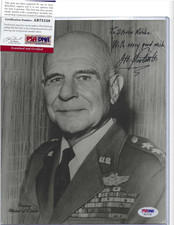 James Jimmy Doolittle Autographed 8x10 Photo USA General Aviation Hero PSA COA picture