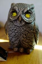 Windstone Editions Pena Owl Candle Votive Lamp Glowing Eyes picture