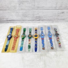 Vtg Disney Digital Watch Lot Of 8 Snow White Cinderella Lion King Aladdin NWT picture