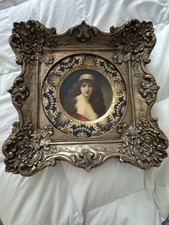 1905 Vienna Art Coca-Cola Plate Style 16x16 Ornate Gold Gilted Frame picture