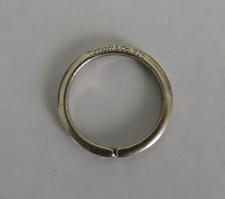 VINTAGE TIFFANY & CO STERLING SILVER ROUND KEYRING picture