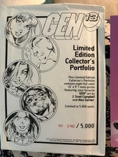 GEN 13 LIMITED EDITION COLLECTOR'S PORTFOLIO #1742/5000 picture
