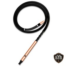 BYO Hookah Rose Gold Aluminum Silicone Hose with Spring Guard B.Y.O. SALE picture