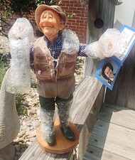 EXCELLENT Vintage Richard Simmons NANA'S FAMILY Figurine Walter Fisherman picture