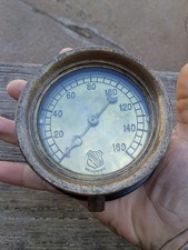 Vintage Ashcroft Mfg. Co. Steampunk Pressure Gauge Brass picture