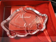 Baccarat 2011 Jingle Bells Ornament NOEL nib NEVER DISPLAYED MINT ORIG BOX NEW picture